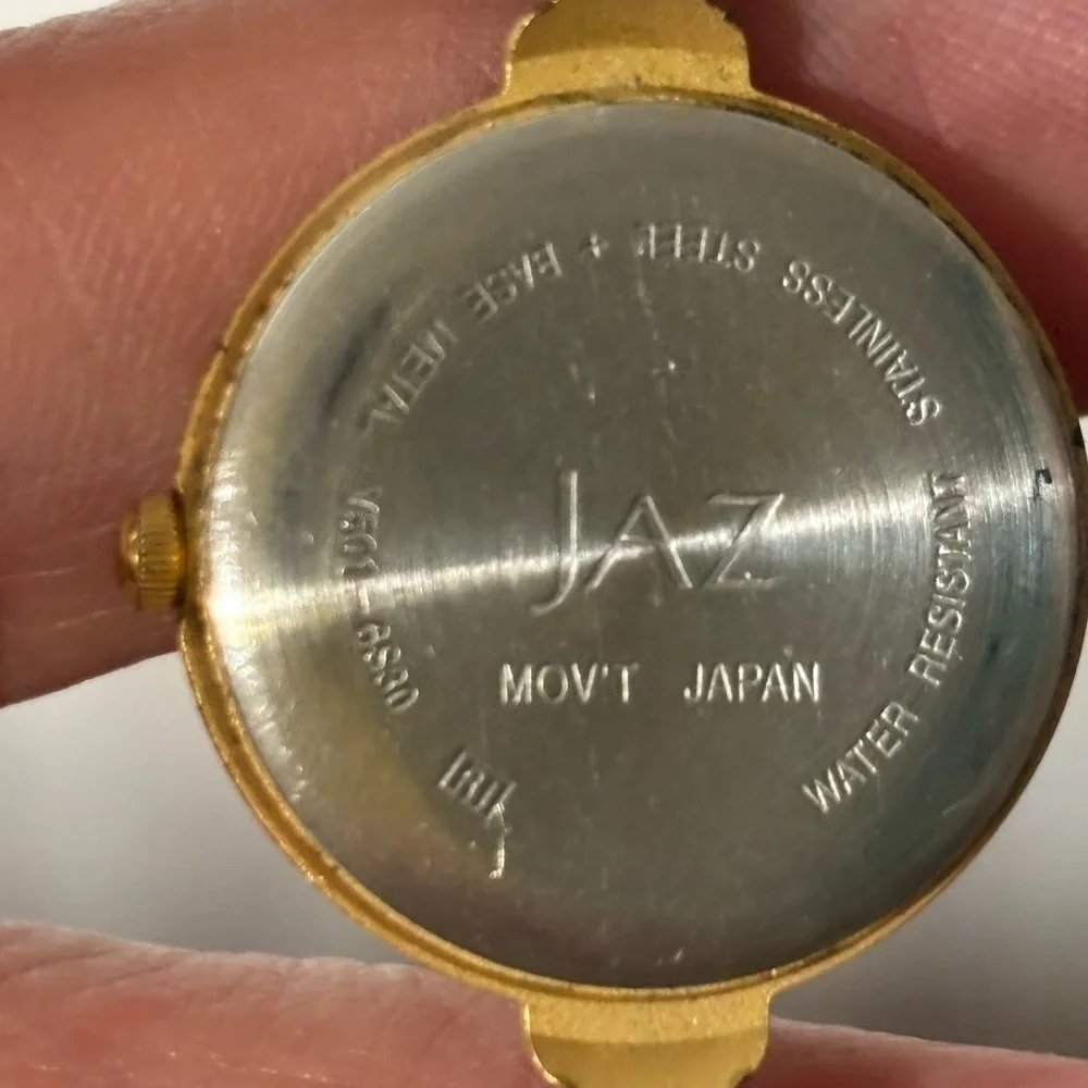 Vintage Disney Jaz Mickey Mouse Gold-Tone Women's Bracelet Watch